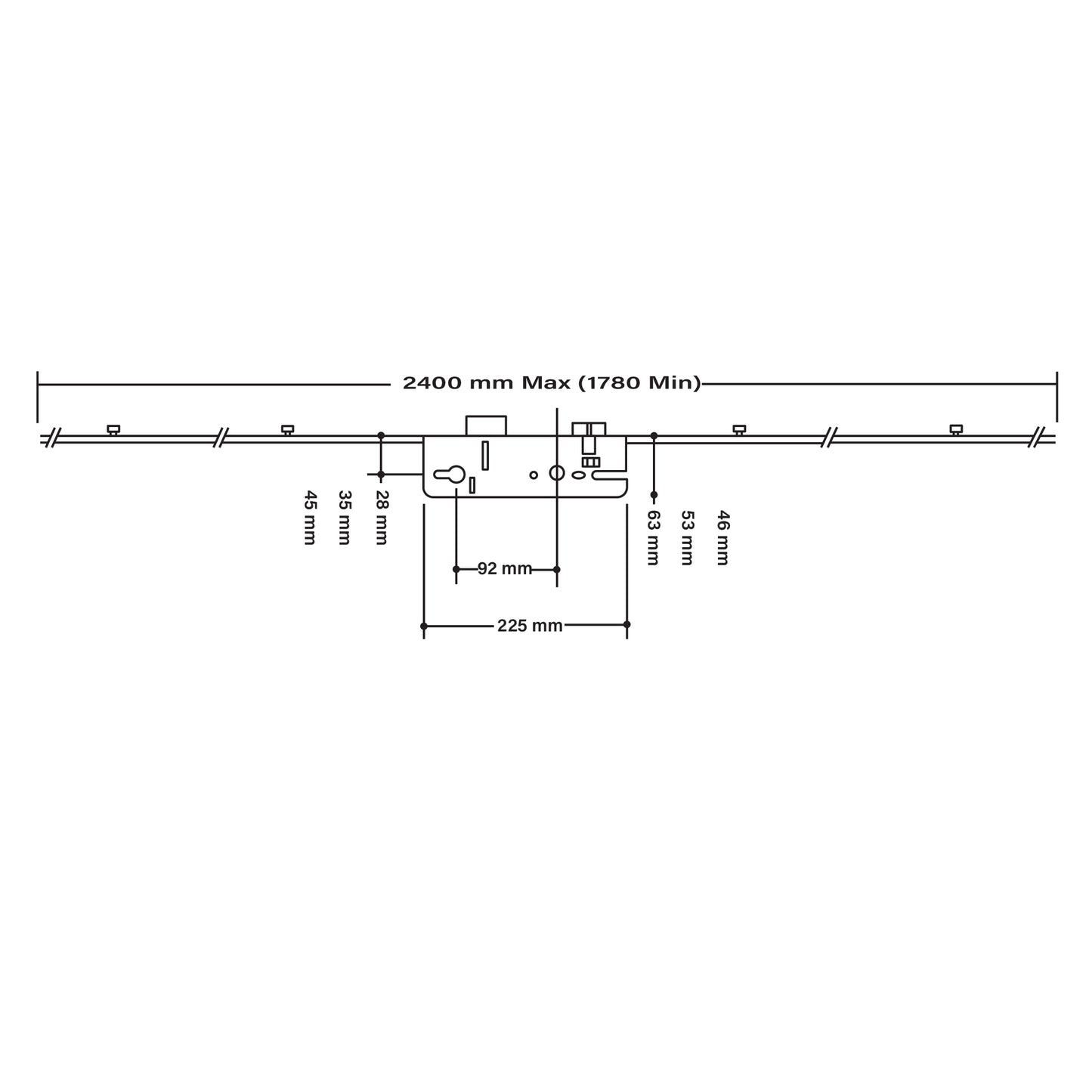 Maco 4 Roller Multipoint Lock