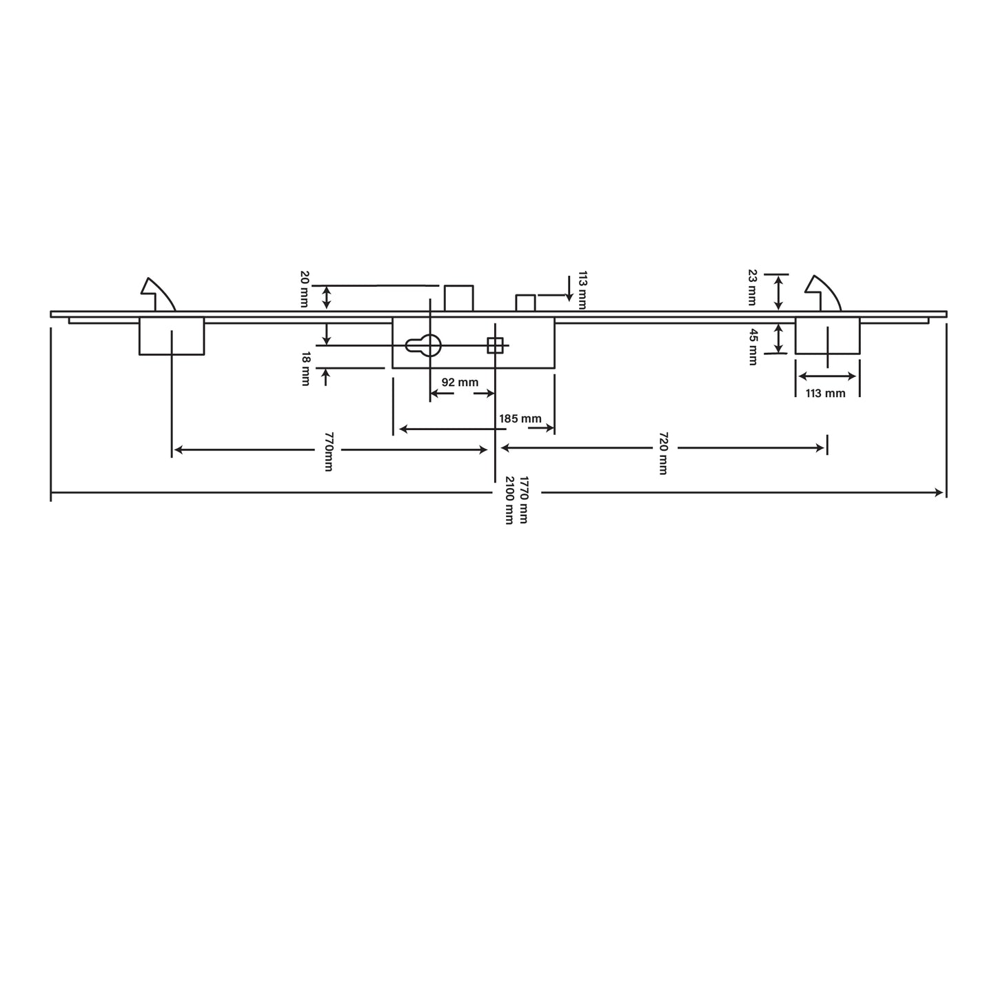 Winkhaus Cobra 2 Hook