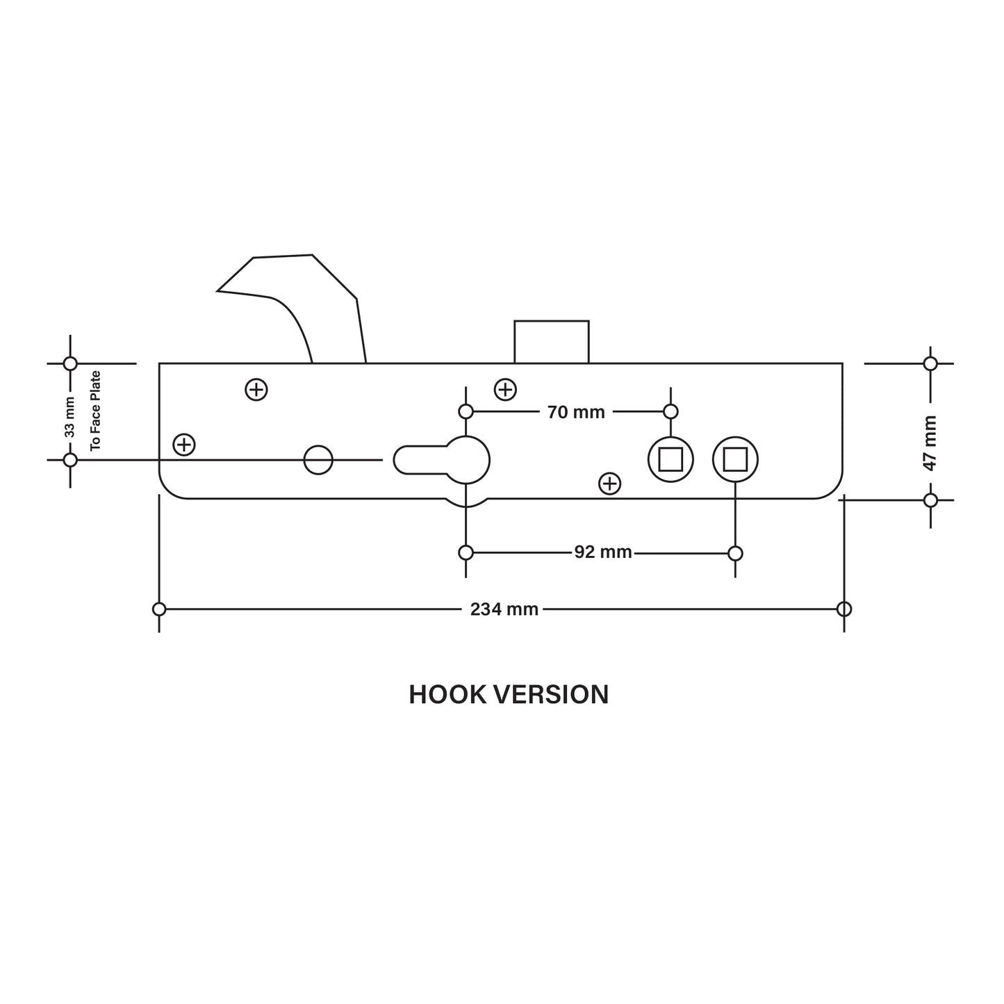 Cego Surelock/Bowater/Zenith/Staybright Centre Case