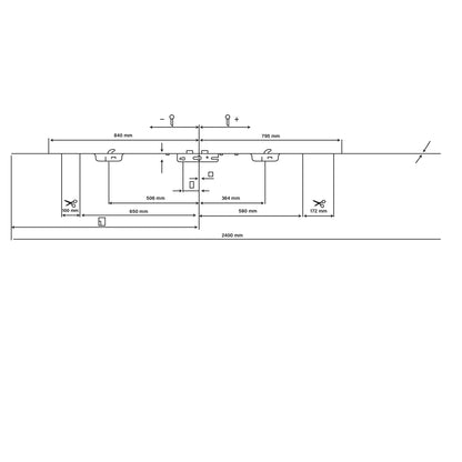 Maco 2 Hook 2 Roller Multipoint Lock