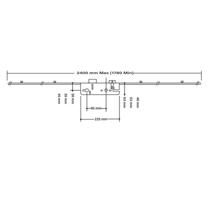 Maco 4 Roller Multipoint Lock