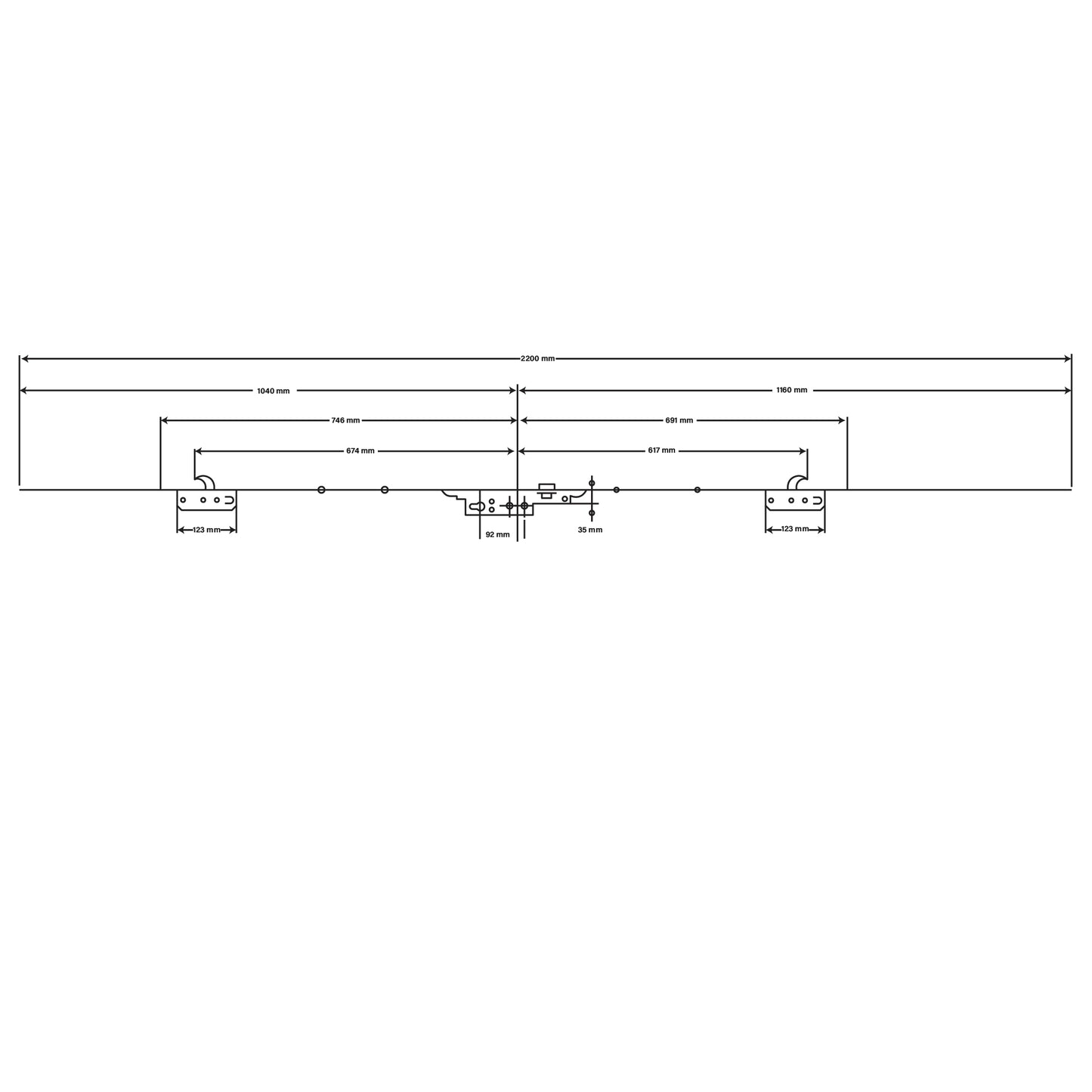 Avocet Full Length Keep (2 Hook 2 Roller)