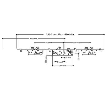 Millenco Mantis 2 – 3 Hook 2 Deadbolt